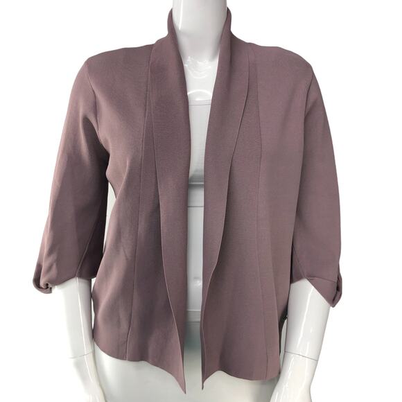 Donna Karan New York Womens Size L Open Front Cardigan Rib Knit - Picture 11 of 16